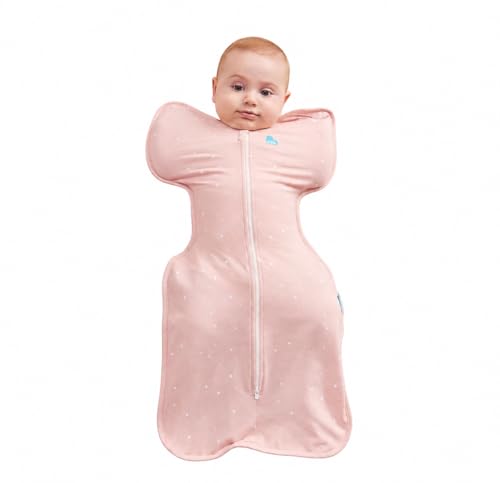 Image of Love to Dream Swaddle UP, Baby Sleep Sack, Self-Soothing Swaddles for Newborns, Secure Fit Helps Calm Startle Reflex, New Born Essentials for Baby, 1.0 TOG, Newborn 5-8.5 lbs, Powder Pink Twinkle
