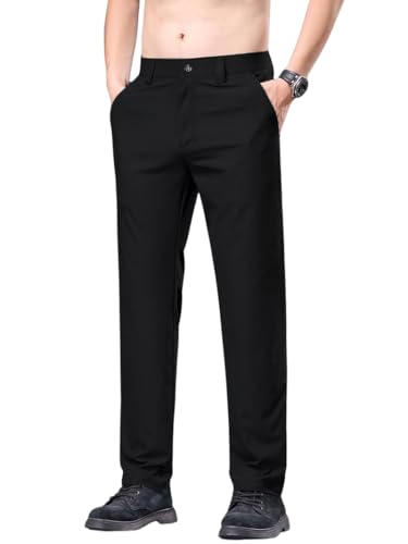 Image of TAGDO Men's Casual Trousers | Casual Pants | Cotton Pant for Men | Multi-Pocket Travel & Hiking Wear | Regular Fit | Utility D-Ring (2056)