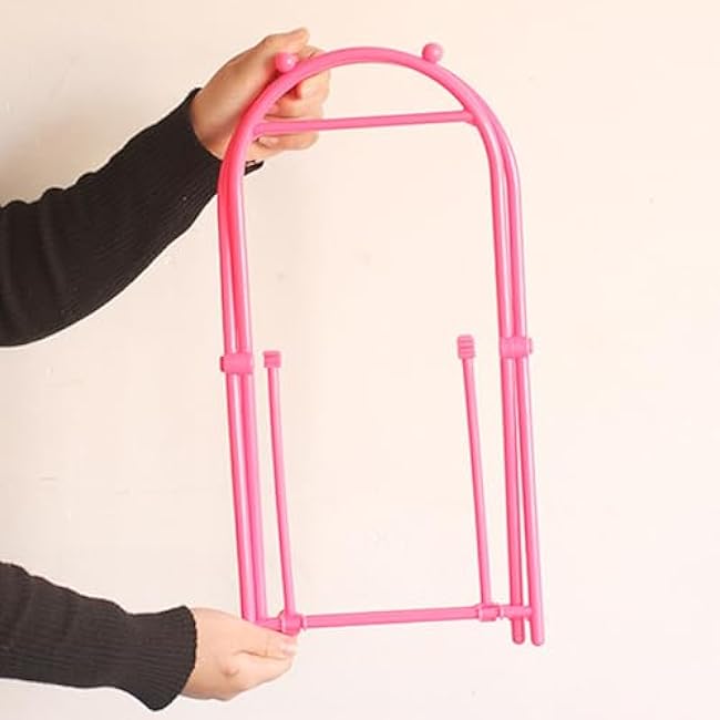 Trash Bag Holder for Kitchen Folding Storage Rack Garbage Bag Holder Rack Wide Opening Random Color