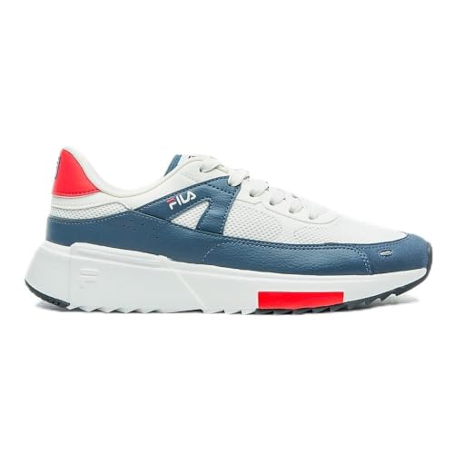 Tenis Fila F Virtuous Retro Masculino,Branco/Marinho/Vermelho,41