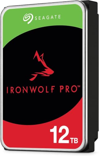 Seagate IronWolf Pro 12 to - Disque Dur 7200 TR/Min pour NAS - ST12000NT001