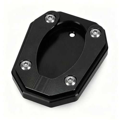 Support latéral de moto Ninja 400 ZX4R et élargisseur de béquille noire 2019-2026