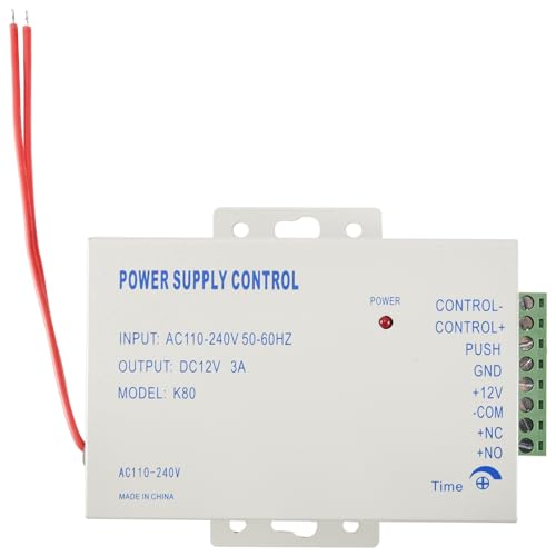 Asuinxurr de acceso K80 para puerta Control de alimentación DC 12 V 3 A miniatura de alimentación de electricidad/cerradura de suministro de electricidad/ de control de acceso
