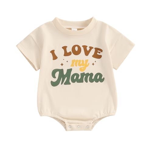 Image of SAYOO Baby Girl Boy Bodysuit Romper Gender Neutral Unisex Funny Aunties Bestie Letter Clothes Casual One-Piece Bodysuit