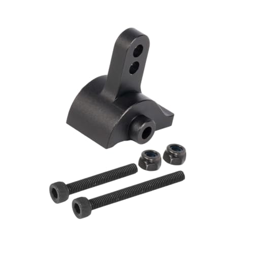 DYNWAVE RC Axle Link Riser Anti Squat Mounts,Modification,Sturdy Metal RC Car Spare Part Replace for SCX10 III Ar45P Lcg 1/10 Car, Black