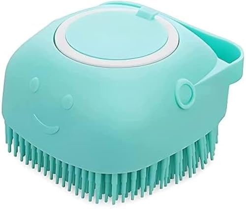 Image of Body Scrubber with Soap Dispenser Brush, Silicone Exfoliating Brushes, Soft Body Exfoliator, Bath Loofah for Babies, Kids, Women, Men and Pets (Standard), (PACK OF 1)