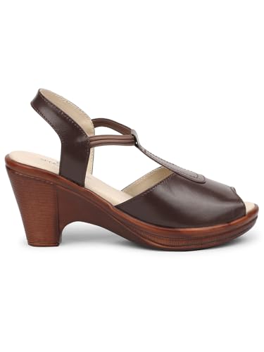 Image of Liberty Senorita AGL 114P Casual Wedge Heel Sandal For Women With PVC Sole | Stylish and Comfortable | Durable Summer Footwear for Outdoor Indoor | Ideal for Everyday Wear