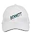 Makoroni - Bennett Name Hat Adjustable Cap, DesE20 White