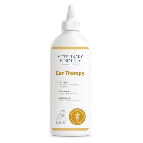 Veterinary Formula Clinical Care Ear Therapy Cleaner for Dogs & Cats, 8 oz