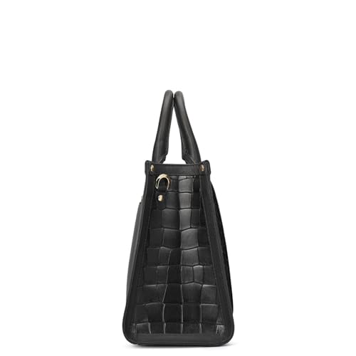 Image of Da Milano Leather Satchel Bag for Women (01742OL)