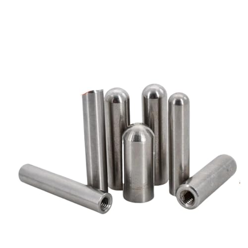 M3 M4 M5 M6 304ステンレス鋼 内ねじ円筒ピン タッピング雌ねじ 位置決めダボピン 外径4〜12mm 長さ12〜80mm(40mm (1Pcs))