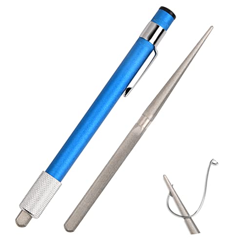 Affuteur de Couteaux, Aiguiseur de Couteaux Portatif Stylo Couteau Aiguiseur Poche Diamant Sharpener, Aiguiseur de Couteaux Multifonctionnel pour Cuisine...