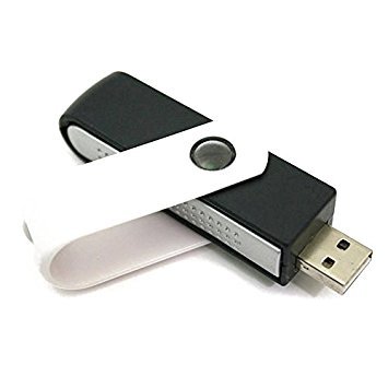 TOOGOO USB ionische Sauerstoff- Bar Lufterfrischer Luftreiniger Ionisator fuer Laptop Schwarz + Weiss