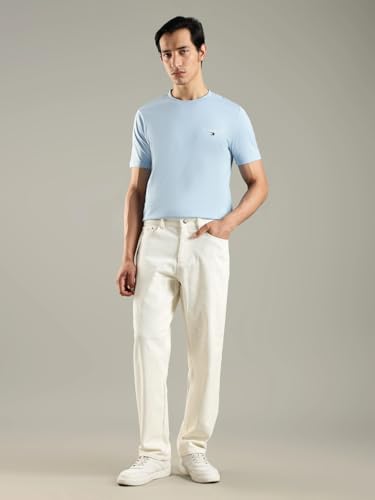 Image of Solid Regular Fit Cotton T-Shirt