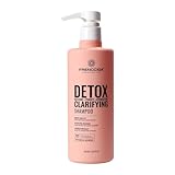 FRENCCIGA Detox Clarifying Shampoo for Build-Up, Dirty Oil, Product and Hard Water, Advanced Purification & Volume Restoration, Adds Shine & Color Clarity, Gently Cleanses 16.9 oz