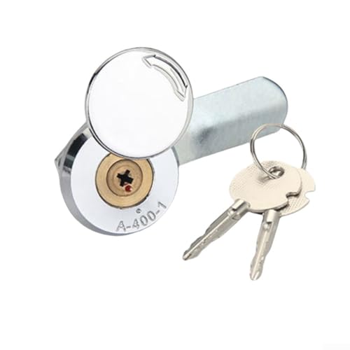 Serrure de boîte de distribution robuste avec clé, serrure à came fiable en alliage de zinc pour armoires (D)