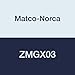 Matco-Norca ZMGX03 Galvanized Malleable Extension Piece, 1/2", Silver