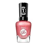 Sally Hansen | SH Miracle Gel | Tono Go Hard or Glow Home 254 | Manicura en Gel Sin Lámpara | Color Duradero y Brillante | Top Coat Compatible | 15ml