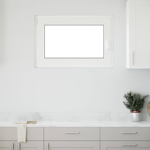 Ventana de sótano RISOR 90 x 50 cm antracita PVC y cristal con protección térmica, protección acústica, función de inclinación y giro para ventilación y acristalamiento aislante