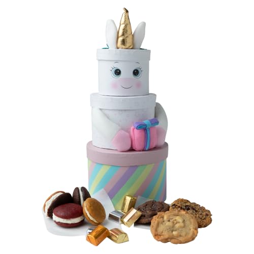 Carolina Cookie Company Unicorn Cookie & Whoopie Pie Gift Set – 18-Pack with Hard Candy Treats | Cookie Gift for All Ages, Birthdays & Corporate Gifting