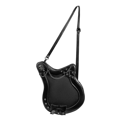 Sac à dos en cuir PU imperméable aux finitions premium doté d'une pochette et panneau de badge