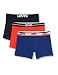 Produktbild Levi's Mens Logo Men's Giftbox (3 Pack) Boxer Briefs, Blue, L (3er Pack)