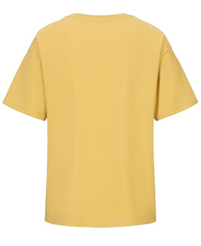 Image of Roxy Girls' Short Sleeve Oversized Fit Logo Tee, Crew Neck Graphic T-Shirt, Soft & Comfortable