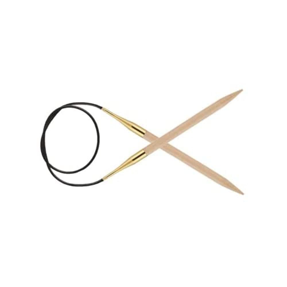 KnitPro Basix Beech Fixed Circular Needles 24" (60cm) | 4.50mm