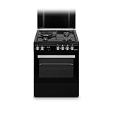Schneider SCCG631-BM - Cuisinière gaz Black mat