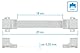 Good Connections RJ45 Ethernet LAN Tür-/Fensterdurchführung - 2er-Spar-Set, extrem flach - beidseitig RJ45-Buchse - Gesamtlänge inkl. Stecker weiß, Länge: 25-27 cm