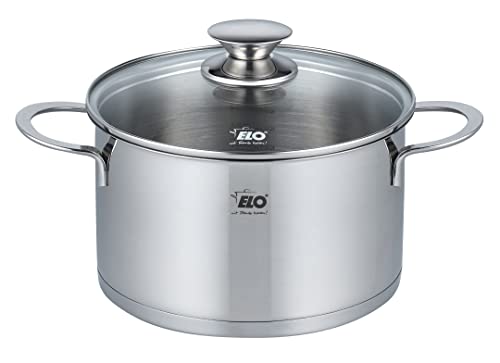 ELO Galant Stewing Pan 20 cm 18/10 Stainless Steel Induction Litre Scale