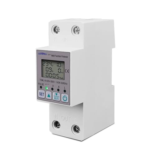 Interrupteur de mesure 63A avec protection fuite et minuterie tension