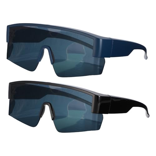 Lunettes de soleil de sport polarisées contre les reflets de la route et de l'eau pack de 2
