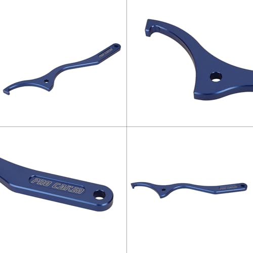 Image of 57MM /2.24 inch WP Rear Shock Spanner Wrench, Shock Wrench Adjustable Spanners for Most WP Motorcycles Blue