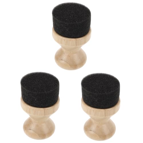 Cabilock 3pcs Oil and Cream Applicator Sponge Block Tool for Kitchen Cutting Boards Food-Grade Oil Applicator for Wood Maintenance Compact Design for