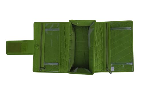 Image of Craft Folding Kit - Portable Soft Storage - Crafts, Sewing, & Quilting Organizer Green