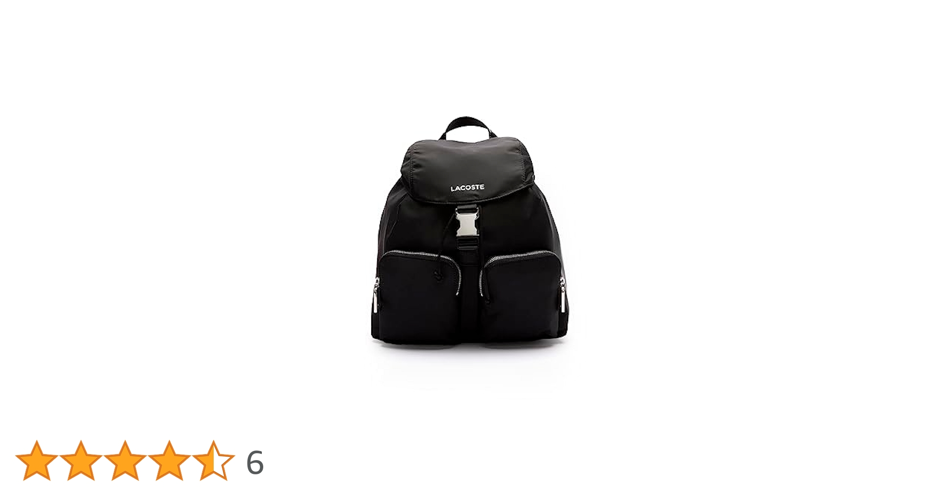 Amazon.co.jp: Lacosteメンズナイロンバックパック, ブラック