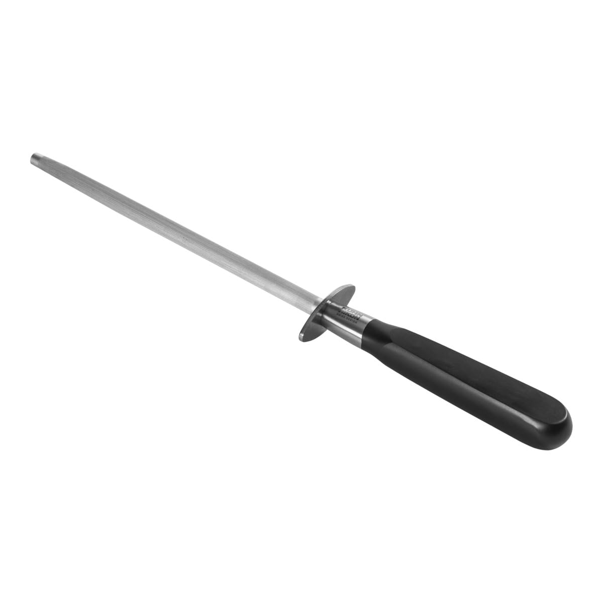 Kuhn Rikon Culinary Forged Honing Steel 20cm – Hard Chrome-Plated Knife Sharpener Rod for Precision Edge Maintenance – Professional Sharpening Tool with Ergonomic Handle, Swiss Design