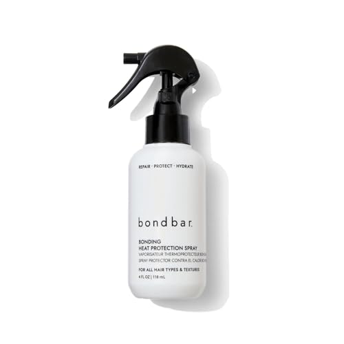 Bondbar Bonding Heat Protective Spray, Heat protection up to 450F, helps reduce frizz, 4 fl oz
