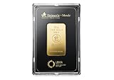 Zertifizierter Goldbarren von Heimerle + Meule. Dieser Goldbarren bietet Ihnen die Sicherheit einer bewährten Echtheitsgarantie: 999,9 bezeichnet den höchsten möglichen Reinheitsgrad von Gold: 999,9 Einheiten von 1000. Diese Reinheitsangabe, sowie Firmenname, Firmenlogo und Gewicht sind auf der Vorderseite der Barren eingestanzt. Goldbarren von Heimerle + Meule werden eingeschweißt im Scheckkartenformat ausgeliefert. Gleichzeitig ist das Gold vor Fingerspuren und Verunreinigungen geschützt.