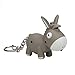 Produktbild GANGXIA SchlüsselanhängerReizender Keychain Netter Esel Keychain mit geführtem Licht und Geschenk für Freund scherzt lustigen kreativen Schlüsselring,1