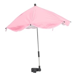 UKCOCO Rosa Kinderwagen Sonnenschirm