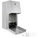 Dual Rolls Toilet Paper Dispenser - Lockable Design - Heavy Duty Commercial Grade 304 Grade Stainless Steel - 6-3/4" D x 6" W x 12" H