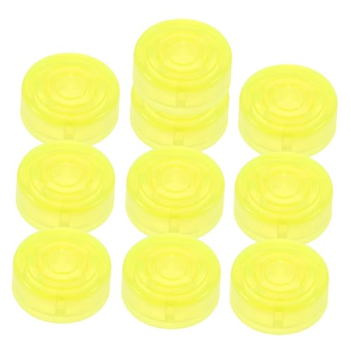 FAVOMOTO 10pcs Guitar Effect Pedal Footswitch Topper Plastic Knob Covers for Guitar Pedals Easy to Install Protects Footswitches from Damage Compatible Brands