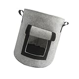 En tissu non tissé : respirant et durable avec des sangles de poignée robustes permettant un déplacement facile et sûr, de plantation