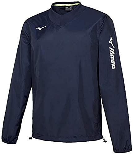 Mizuno Sendai Trad Rain Jacket, Chaqueta Unisex Adulto, Navy, XL