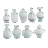 Decoración de casa de muñecas: ideal para los entusiastas de las casas de muñecas, estas decoraciones de jarrones te permiten crear un mundo en miniatura encantador e imaginativo, juguetes de casa de muñecas, modelo de mini botella de flores