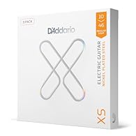 CORROSION-RESISTANT, EXTENDED LIFE - XS Nickel strings have the longest life of any D’Addario electric string, plus a smooth, fast feel, with no fraying, peeling, or dampening, thanks to the ultra-thin XS film coating. BRIGHT TONE - Reformulated nick...