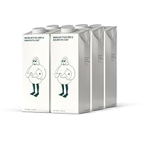 Minor Figures Barista Oat Milk 1 L x 6, Oat Drink for Coffee, Smooth Texture with Dense Foam, Subtle Oat Sweetness, Designed for Espresso and Specialty Coffee. Made in Australia, No Added Sugar, Shelf stable, Dairy Free