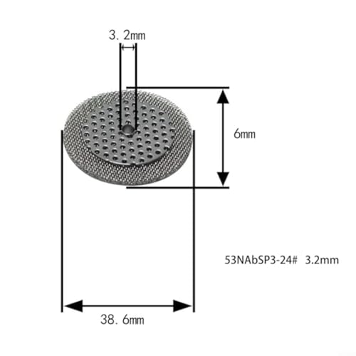 Alanmoship TIG Lot de 4 filtres à buse de soudage en acier inoxydable 24# compatibles avec têtes de torche SR WP 9 20 17 18 26 pour ateliers industriels professionnels (3,2 mm) – vue 2